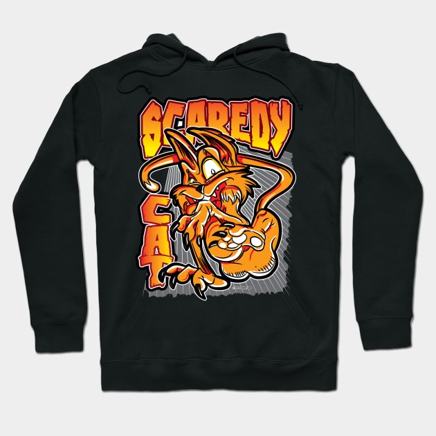 Scaredy Cat Hoodie by eShirtLabs